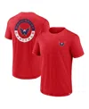 Fanatics Branded Red Washington Capitals High Stick T-shirt In Red