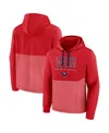 Fanatics Men's  Red Washington Capitals Successful Tri-blend Pullover Hoodie In Red