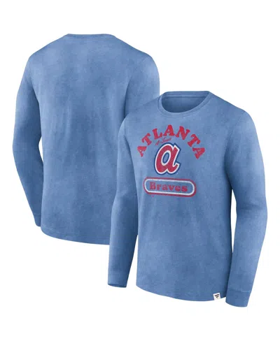 Fanatics Men's  Royal Atlanta Braves Circus Catch Long Sleeve T-shirt