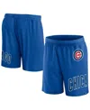 Fanatics Branded  Royal Chicago Cubs Clincher Mesh Shorts In Royal