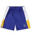 Fanatics Men's  Royal Golden State Warriors Big And Tall Champion Rush Practice Shorts In Royal