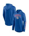 Fanatics Men's  Royal New York Giants Front Runner Pullover Hoodie In Royal