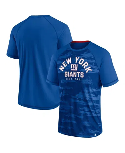Fanatics Branded Royal New York Giants Hail Mary Raglan T-shirt
