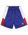 Fanatics Men's  Royal Philadelphia 76ers Big And Tall Champion Rush Practice Shorts In Royal