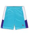 Fanatics Men's  Teal Charlotte Hornets Big And Tall Champion Rush Practice Shorts In Teal