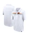 Fanatics Branded White Chicago Bears Victory For Us Interlock Polo In White