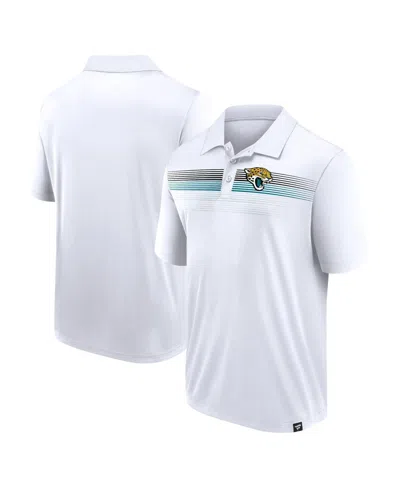Fanatics Men's  White Jacksonville Jaguars Victory For Us Interlock Polo Shirt