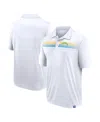 Fanatics Men's White Los Angeles Chargers Big Tall Sublimated Polo Shirt In White