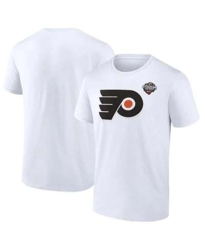 Fanatics Men's  White Philadelphia Flyers 2024 Nhl Stadium Series Logo T-shirt