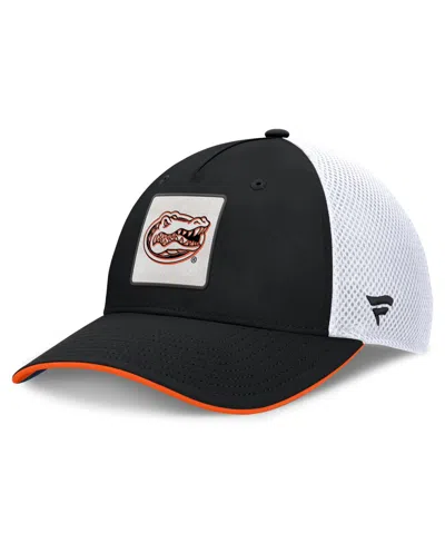 Fanatics Men's Florida Gators 5-panel Matter Baseball Cap In Black,white