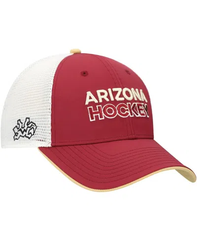 Fanatics Men's Garnet Arizona Coyotes Adjustable Hat In Burgundy