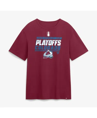 Fanatics Men's Garnet Colorado Avalanche 2026 Stanley Cup Playoffs T-shirt In Burgundy
