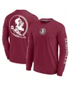 Fanatics Men's Garnet Florida State Seminoles Strive Long Sleeve T-shirt In Brown