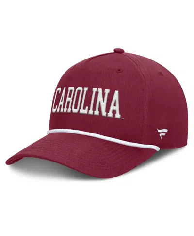 Fanatics Men's Garnet South Carolina Gamecocks Foul Ball Rope Adjustable Hat In Burgundy