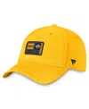 Fanatics Men's Gold Nashville Predators Authentic Pro Training Camp Flex Hat In Gold