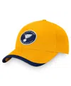 Fanatics Men's Gold St. Louis Blues Fundamental Adjustable Hat In Gold