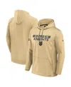 Fanatics Men's Gold Vegas Golden Knights Authentic Pro Alternate Fleece Pullover Hoodie In Gold