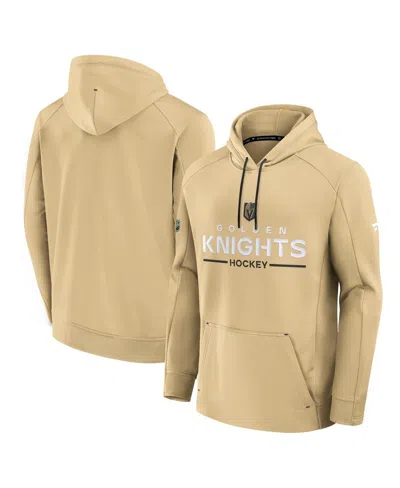 Fanatics Men's Gold Vegas Golden Knights Authentic Pro Rink Hoodie