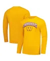 Fanatics Men's Gold Washington Commanders Long Sleeve T-shirt In Yellow