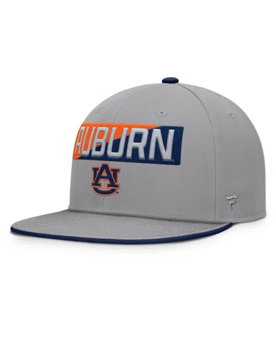 Fanatics Men's Gray Auburn Tigers Duo Snapback Hat