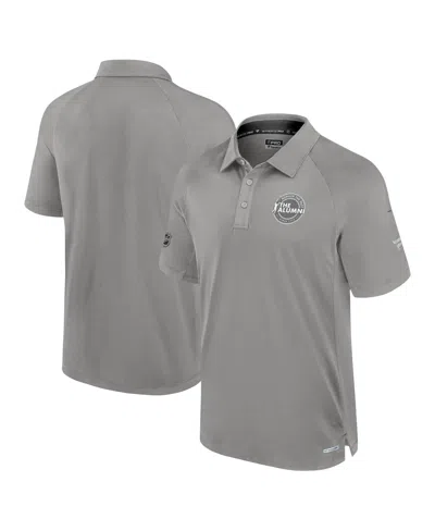 Fanatics Men's Gray Authentic Pro The Alumni Polo Shirt