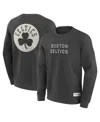 Fanatics Men's Gray Boston Celtics Elements Future Ground Lettering Pullover Sweatshirt In Gray