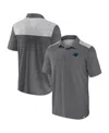 Fanatics Men's Gray Carolina Panthers Long Shot Polo Shirt In Gray