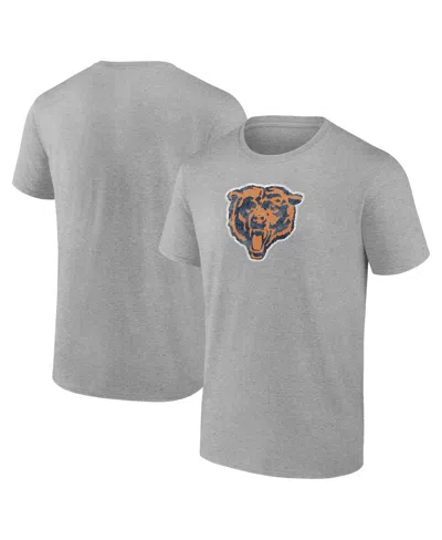 Fanatics Kids' Men's Gray Chicago Bears Distressed Throwback Logo T-shirt