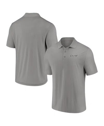 Fanatics Men's Gray Chicago White Sox Component Polo Shirt