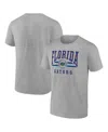 Fanatics Men's Gray Florida Gators Double Stripe Fame T-shirt In Gray