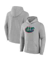 Fanatics Men's Heather Gray Florida Gators Primary Logo Pullover Hoodie In Gray