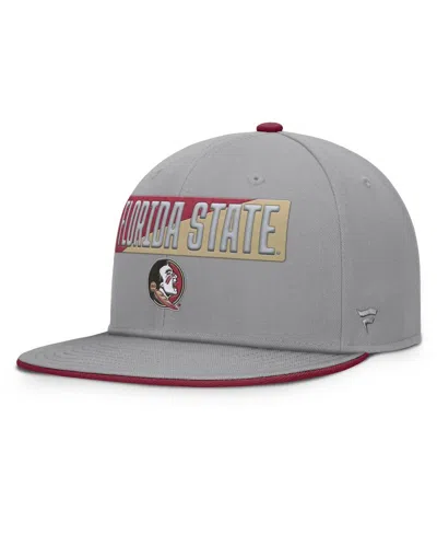 Fanatics Men's Gray Florida State Seminoles Duo Snapback Hat