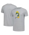 Fanatics Men's Gray Green Bay Packers T-shirt In Gray