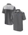 Fanatics Men's Gray Houston Texans Long Shot Polo Shirt In Gray