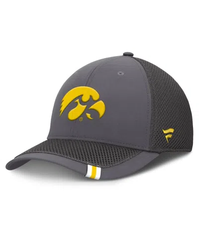 Fanatics Men's Gray Iowa Hawkeyes Clincher Flex Hat