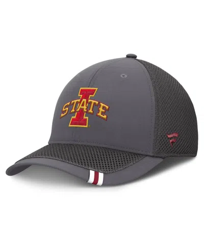 Fanatics Men's Gray Iowa State Cyclones Clincher Flex Hat