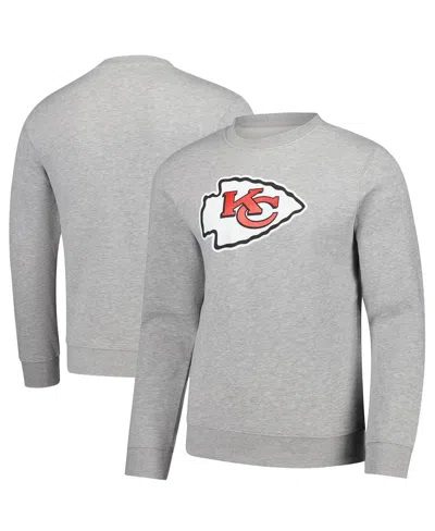 Fanatics Men's Gray Kansas City Chiefs Fleece Pullover Sweatshirt