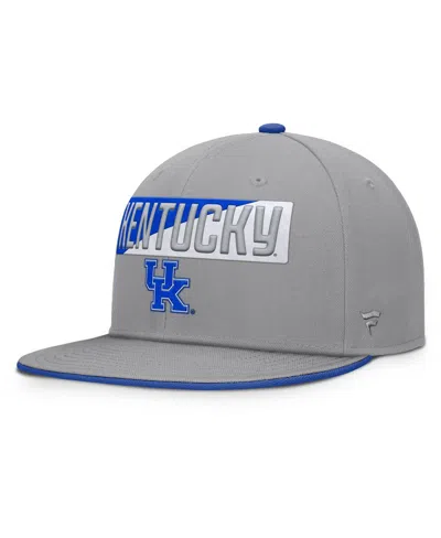Fanatics Men's Gray Kentucky Wildcats Duo Snapback Hat