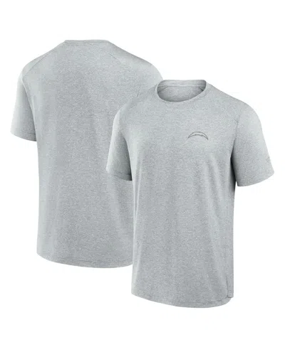 Fanatics Men's Gray Los Angeles Chargers Front Office Tech T-shirt