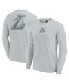 Fanatics Men's Gray Los Angeles Lakers Elements Strive Long Sleeve T-shirt