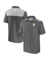 Fanatics Men's Gray Los Angeles Rams Long Shot Polo In Gray,heather Gray