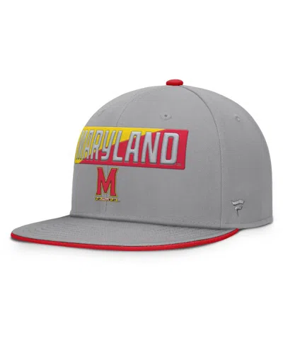 Fanatics Men's Gray Maryland Terrapins Duo Snapback Hat