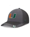 Fanatics Men's Gray Miami Hurricanes Clincher Flex Hat In Gray