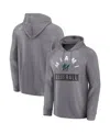 Fanatics Men's Gray Miami Marlins No Time Off Raglan Pullover Hoodie In Gray