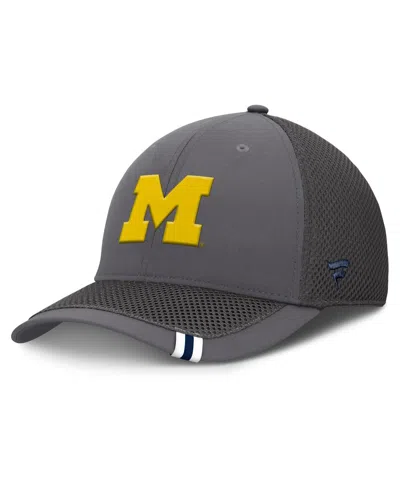 Fanatics Men's Gray Michigan Wolverines Clincher Flex Hat
