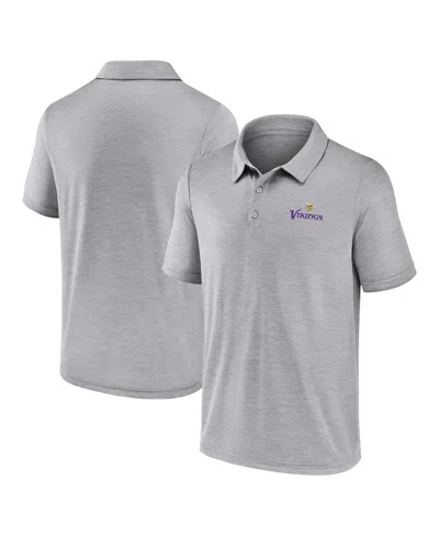 FANATICS MEN'S GRAY MINNESOTA VIKINGS MAKING WAVES POLO