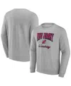 Fanatics Men's Gray New Jersey Devils Light The Candle Fleece Pullover Sweatshirt In Gray