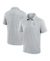 Fanatics Men's Gray Oklahoma Sooners Performance Polo Shirt In White