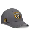 Fanatics Men's Gray Pittsburgh Penguins Home Ice Flex Hat In Gray