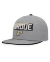 Fanatics Men's Gray Purdue Boilermakers Duo Snapback Hat In Gray
